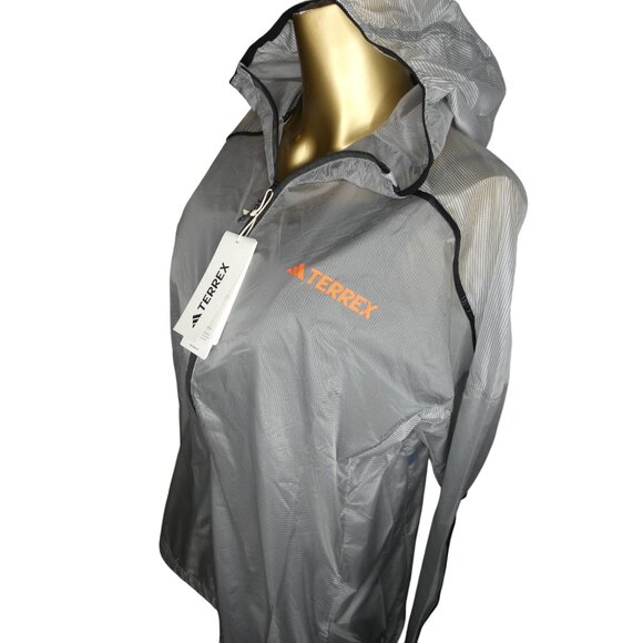 Adidas‎ Terrex Agravic Windweave Pro Women Trail Run Windbreaker Jacket HT9403 L - Picture 4 of 7